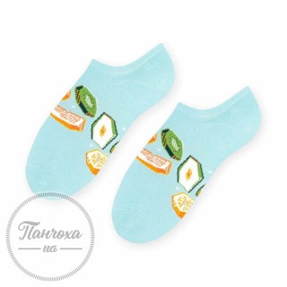 Шкарпетки жіночі STEVEN 021 (фрукти) р.35-37 св.бірюзовий