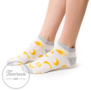 Шкарпетки жіночі STEVEN 114 (банан 1) р.35-37 темно-сірий