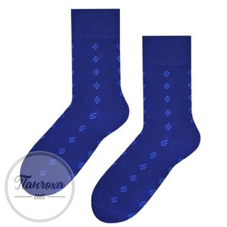 Шкарпетки чоловічі STEVEN SUITLINE 056 (diamonds) р.39-41 синій