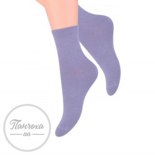 Шкарпетки жіночі STEVEN 037 (гладкі) р.35-37 бузковий