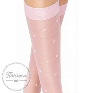 Полупанчохи детские NOVITI NICOLA в горох (2 пары) (one size) розовый