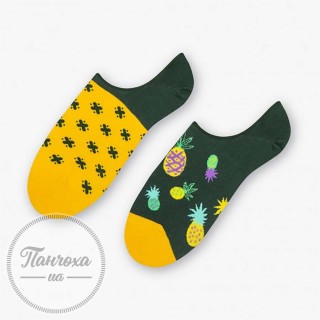 Шкарпетки жіночі MORE 005 (PINEAPPLES) р.39-42 зелений-жовтий