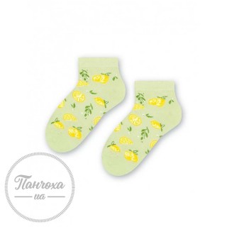 Шкарпетки дитячі STEVEN 004 (лимони) р.26-28 салатовий