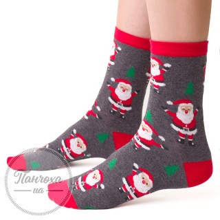 Шкарпетки жіночі STEVEN 136 (Дід Мороз)