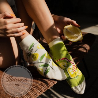Шкарпетки жіночі MORE 034 (LEMONADE) р.39-42 лимонний