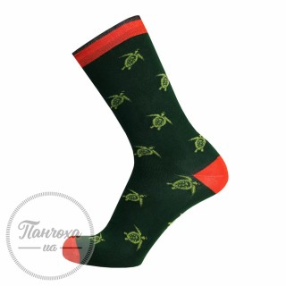 Шкарпетки чоловічі Дюна 2193 р.25-27 Темно-зелений