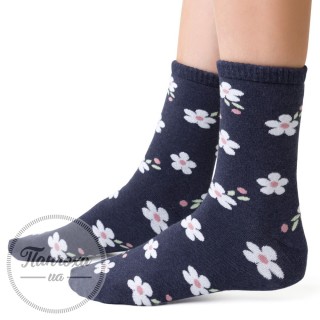 Шкарпетки жіночі STEVEN 123 (квіти-люрекс) 