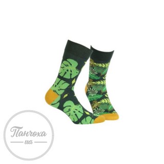 Шкарпетки жіночі WOLA (FUNKY) листя р.35-38 Зелений
