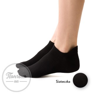 Шкарпетки жіночі STEVEN 050 (однотонні-сітка) р.35-37 Чорний