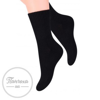 Шкарпетки жіночі STEVEN 127 (махрова стопа) р.35-37 чорний