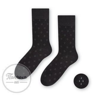 Шкарпетки чоловічі STEVEN SUITLINE (візерунок 3-без тиску) 056 р.42-44 темно-сірий