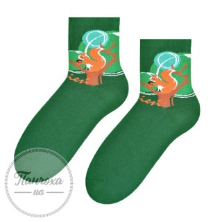Шкарпетки жіночі STEVEN 099 (білка) р.35-37 Темно-зелений