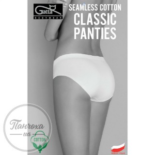 Трусы женские GATTA Seamless cotton classic panties (black, L)