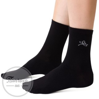 Шкарпетки жіночі STEVEN 099 (дрібний візерунок 2) р.35-37 чорний