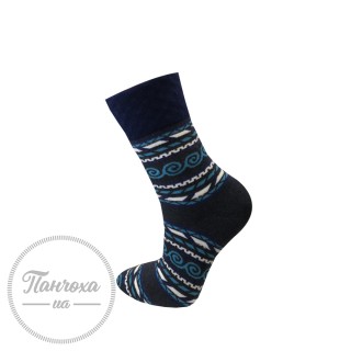 Шкарпетки жіночі STEVEN 053 (орнамент 1) р.35-37 Темно-сірий