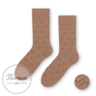 Шкарпетки чоловічі STEVEN SUITLINE 056 (ze wzorem5) р.39-41 темно-беж