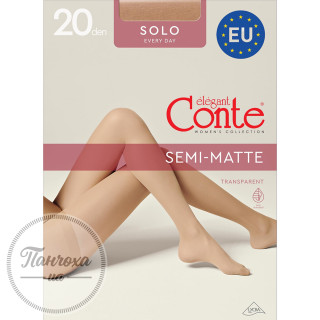 Колготы женские CONTE SOLO 20 (EU), р. 2, Grafit