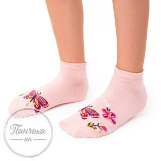 Шкарпетки дитячі STEVEN 004 (метелик) р.26-28 рожевий