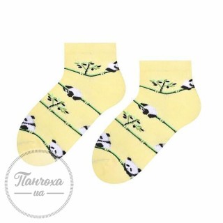 Шкарпетки дитячі STEVEN 004 (панда) р.29-31 жовтий