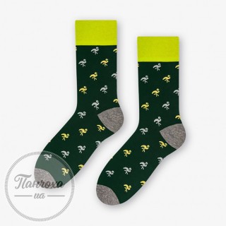 Шкарпетки чоловічі MORE 051 (FLAMINGOS 1) р.39-42 зелений