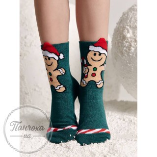 Шкарпетки дитячі CONTE NEW YEAR 21С-67СП р.20-22, 652 Темно-бірюзовий
