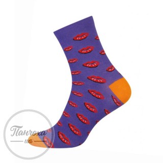 Шкарпетки жіночі MORE 078 (LIPS) р.39-42 фіолетовий