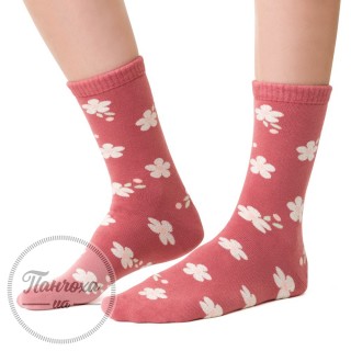 Шкарпетки жіночі STEVEN 123 (квіти-люрекс) 