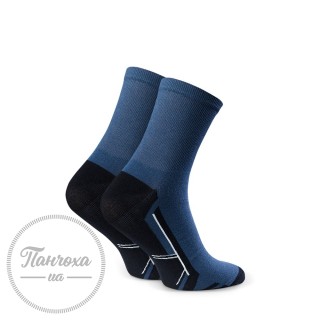 Шкарпетки чоловічі STEVEN (Спорт 5) 057 р.41-43 джинс-синій