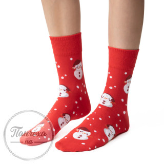 Шкарпетки жіночі STEVEN 136 (сніговик 2)