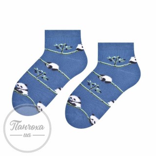 Шкарпетки дитячі STEVEN 004 (панда) р.26-28 джинс