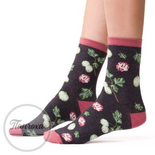 Шкарпетки жіночі STEVEN 159 (агрус) р.38-40 темно-сірий