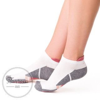Шкарпетки жіночі STEVEN 050 (sportowe3) р.35-37 Молочний-сірий