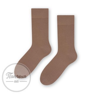 Шкарпетки чоловічі STEVEN SUITLINE (однотонні-без тиску) 056 р.39-41 темно-бежевий