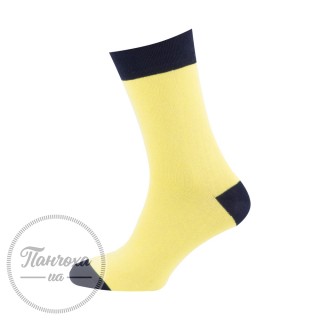 Шкарпетки чоловічі Master 119 р.27-29, Жовтий (чорна резинка)