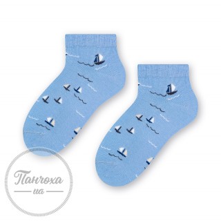 Шкарпетки дитячі STEVEN 004 (парус) р.29-31 блакитний