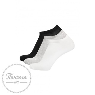 Шкарпетки чоловічі Дюна 1064 (3 пари) р.25-27 Чорний-білий-сірий