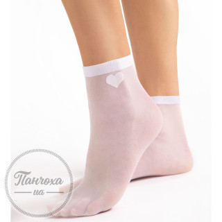Носки Женские FIORE CUPIDO 20 (one size) White