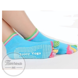 Носки Женские REBEKA для йоги р. 35-40 голубой