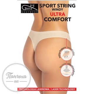 Труси жіночі Gatta Sport String WINDY Ultra Comfort (black, XL)
