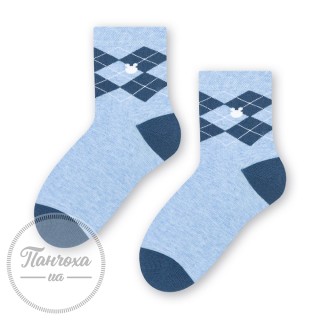 Шкарпетки дитячі STEVEN 033 (krate) р.26-28 блакитний