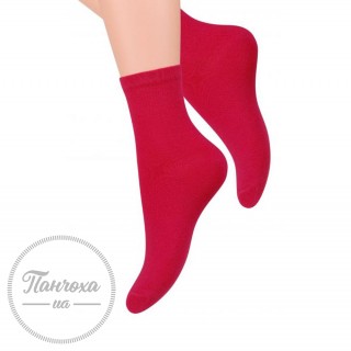 Шкарпетки жіночі STEVEN 037 (гладкі) р.38-40 червоний