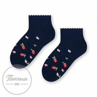Шкарпетки дитячі STEVEN 004 (ягода) р.29-31 темно-синій