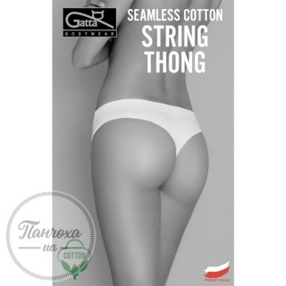 Труси жіночі Gatta Seamless cotton String Thong (white, M)