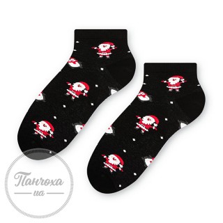 Шкарпетки жіночі STEVEN 136 (Санта та пінгвін)