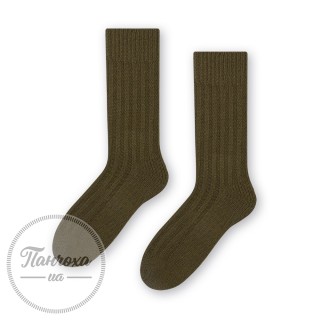 Шкарпетки чоловічі STEVEN 085 (вовна) р.44-46 хакі