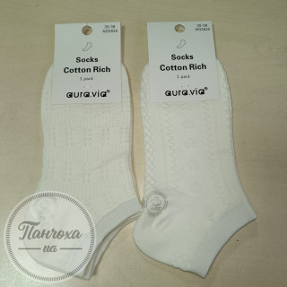 Носки Женские AURA.VIA ND3820 р. 35-38 молочный (штрих линии)