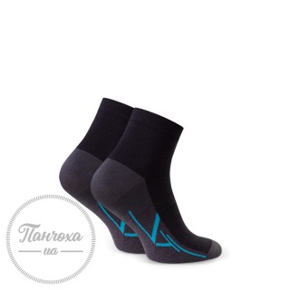 Шкарпетки чоловічі STEVEN (SPORTOWE5) 054 р.41-43 чорний-сірий