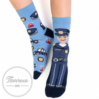Шкарпетки для хлопців STEVEN 014 (полісмен) р.29-31 блакитний