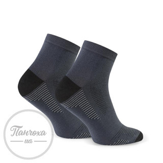 Носки Мужские STEVEN 054 (SPORT 8) р. 41-43 темно-серый