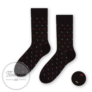 Шкарпетки чоловічі STEVEN SUITLINE 056 (wzory3) р.42-44 чорний